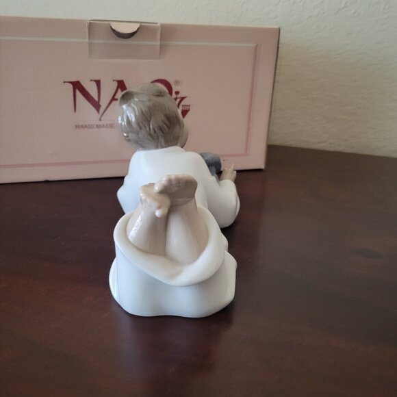 NAO Figurine Boy with Puppy “Repeat After Me” #1285 w/Box - Picture 3 of 6